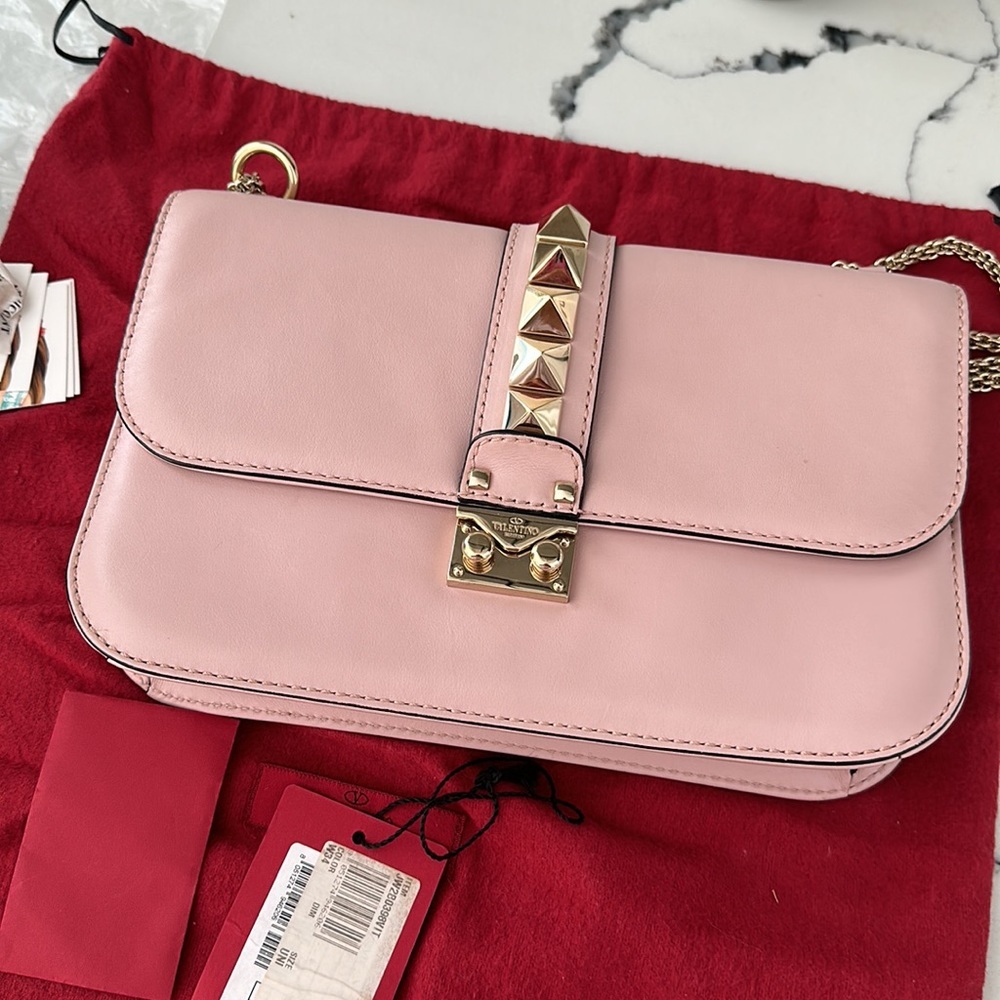 Valentino Rockstud Medium Leather Shoulder bag - Picture 7 of 14